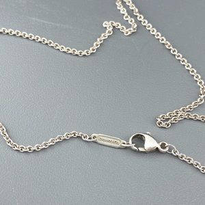 Sterling Silver Tiffany & Company pendant chain 16”